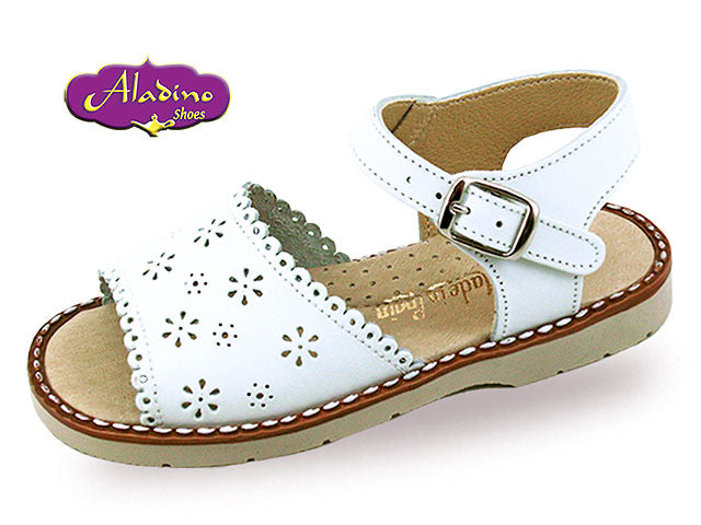 Spanish Girls Sandals White