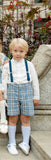 The Valencia Collection Boys Set Blue Check