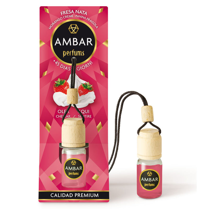 Ambar Car Air Freshener - Strawberries & Cream