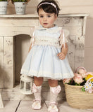 Sonata Blue/Pink Smock Dress VE23 - 02
