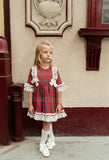 The Valencia Collection Dress in Light Tartan