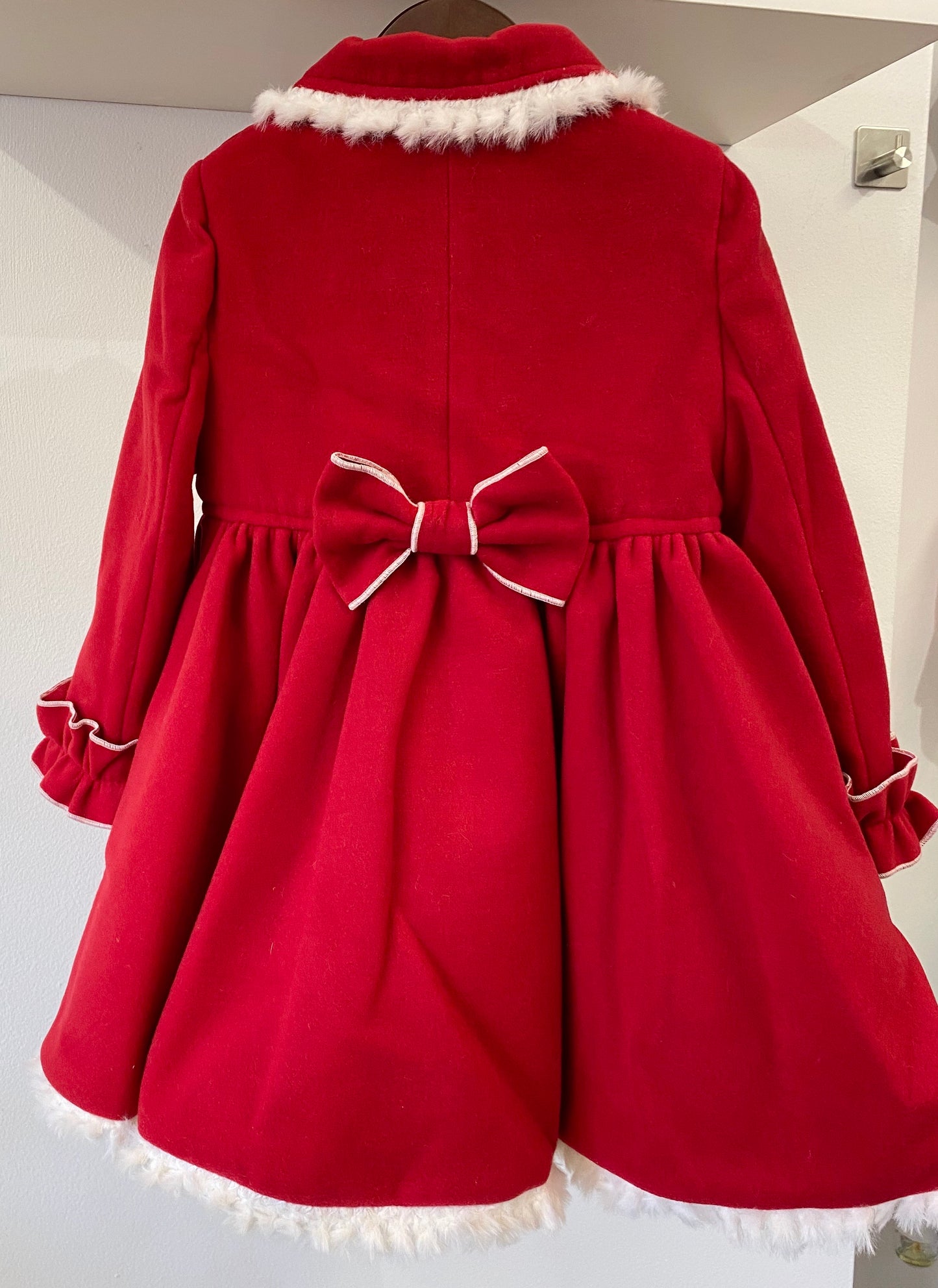 Sonata Valeria Coat in Red and White