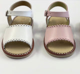 Spanish Girls Sandals White