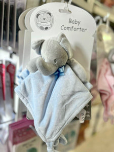 Snuggle Baby Elephant Comforter Blue