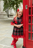 The Valencia Collection Dress in Dark Tartan