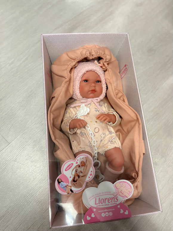 Llorens Spanish Bimba Newborn Doll & Carrycot 63572