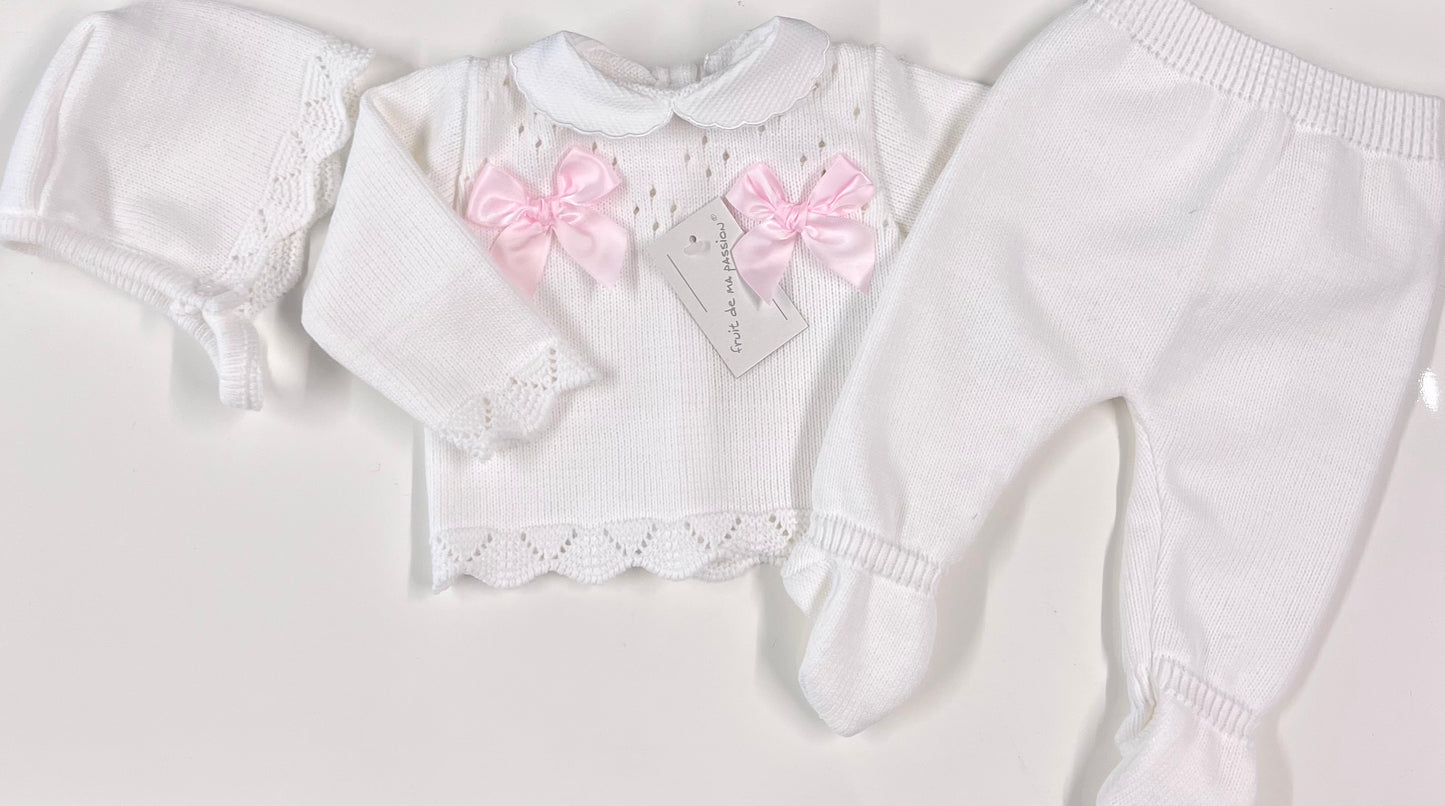 Baby Girls Knitted 3 Piece Sets