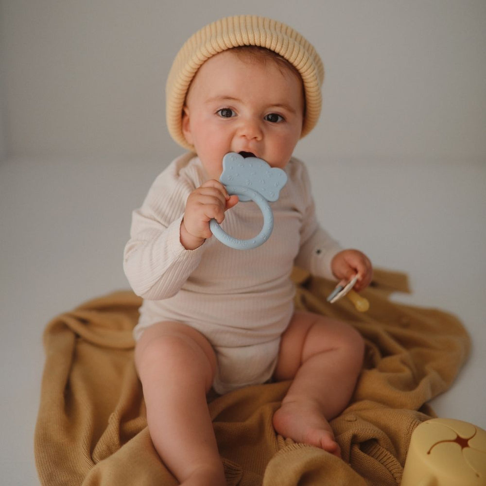 Mushie Teether Elephant Cloud