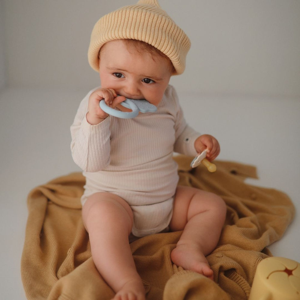 Mushie Teether Elephant Cloud