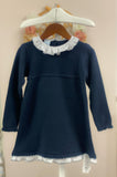 Granlei Knitted Dress with Frill Collar 4y to 8y