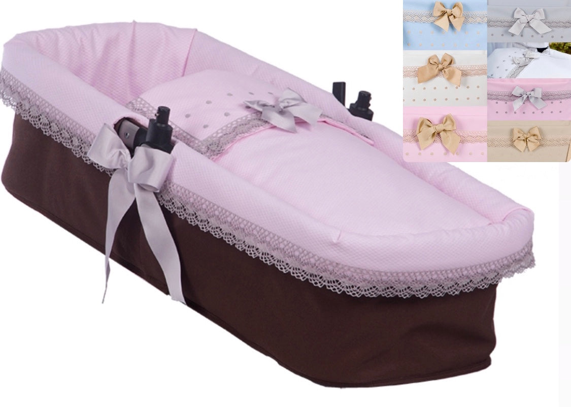 Spanish Carrycot Liner & Nest - Holly Nube Luna