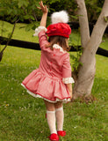 Sonata Red Drop Waist Dress IN22-03